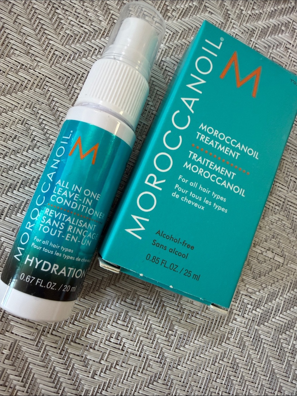 MoroccanOil Treatment Original Hair Oil and All in One Leave-in Conditioner 20ML
